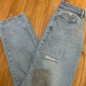 ASOS COLLUSION straight leg jeans.